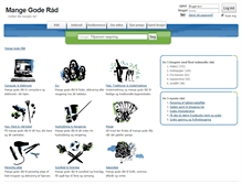 Tablet Screenshot of mange-gode-raad.dk